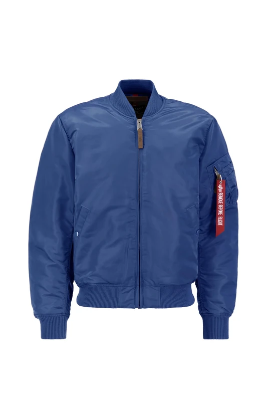 Alpha Industries Men's MA-1 VF 59 Bomber Jacket, Ocean Blue, Small