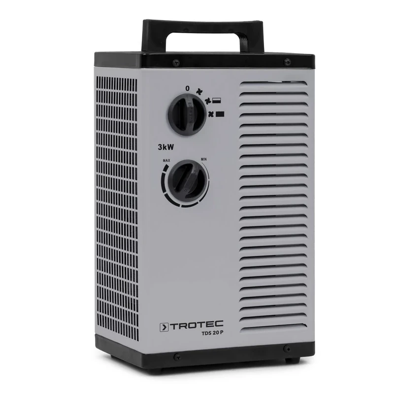 TROTEC TDS 20 P Ceramic Fan Heater with Multi-stage temperature control bis 3.000 Watt (3 kW)