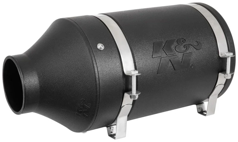 K&N Universal Off-Road Air Intake: High Performance, Premium, Guaranteed to Increase Horsepower: Filter Shape: Air Intake, 54-6853 - Image 1