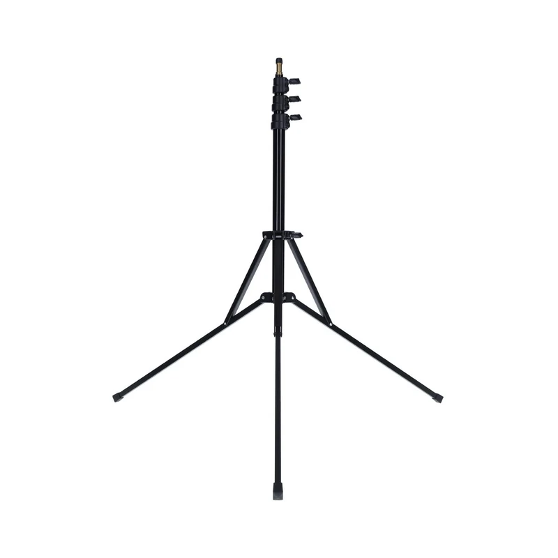 Rollei Pro Flash Stand Traveler 215 cm - Aluminum flash stand for professional flashes - Ideal for outdoor and travel photography - Height adjustable between 57-215 cm - Black
