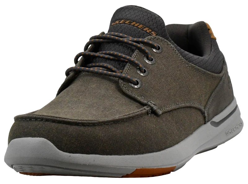 Skechers Men Elent-Mosen Trainers, Grey (Charcoal), 42 EU (8 UK)