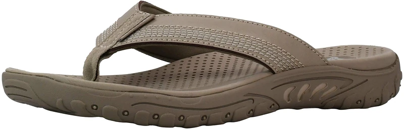 Skechers Men's Reggae-COBANO Flip Flops, Brown (Brown BRN), 12 (47.5 EU)