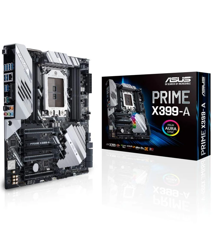 Asus PRIME X399-A mini ITX, Socket TR4, Chipset AMD X399, Gigabit LAN Motherboard with On-Board Graphics - Multi-Colour