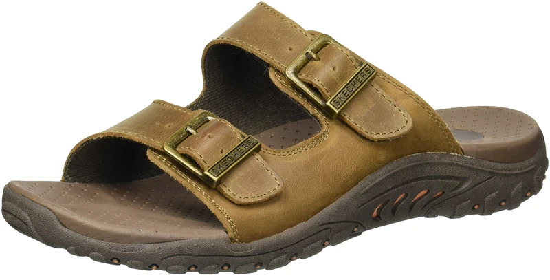 Skechers Women's Reggae-Jammin Sandal,Desert Crazyhorse,8.5 M US