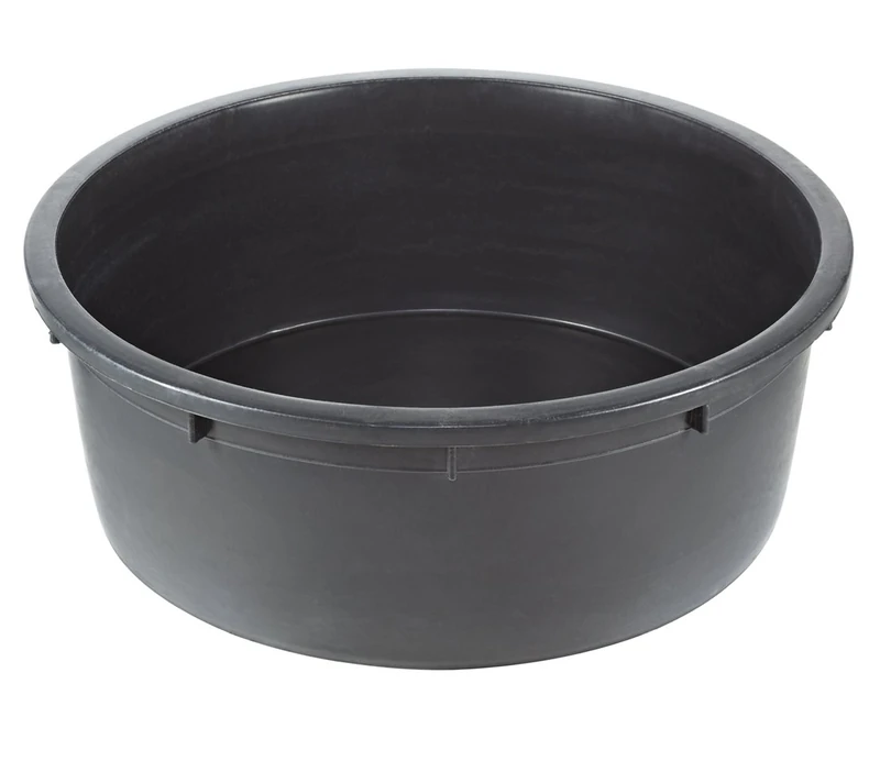 Dehner Mini Garden Pond Basin 150 L Diameter 88 cm Height 32 cm Polyethylene Black