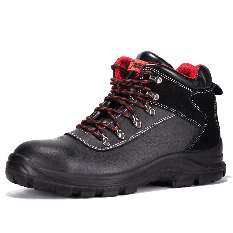 Black Hammer Mens Safety Boots Waterproof Leather Steel Toe Cap Work Shoes Ankle Footwear S3 SRC 7777 (12 UK)