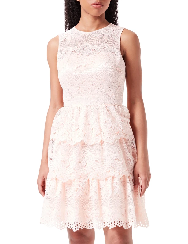 Laona Women's Cocktail Dress LA12002 Party, Pink (Ash Rose 9096), M