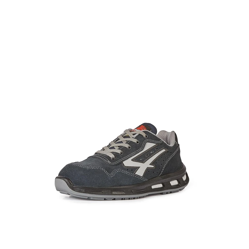 U-Power Red Lion Emotion, Unisex Safety Shoes, Lightweight, Flexible, Anti Puncture Leather Trainers, with Infinergy Insert, with Aluminium Toe Caps (Blue 47)
