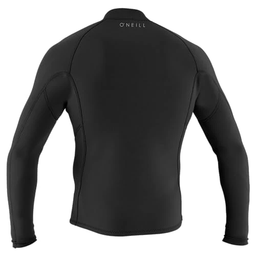 O'Neill Men's Reactor-2 1.5mm Front Zip Long Sleeve Jacket, Black, Small