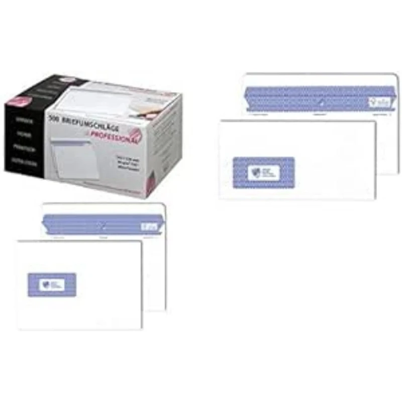 Professional 30051798 Mailmedia Revelope 112 x 225 mm with Window Envelope