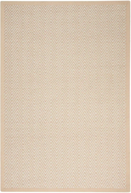 Rugs Direct Rug, 69% POLYESTER, 27% WOOL, 4% OTHER, Beige, 152cm x 229cm - Image 1