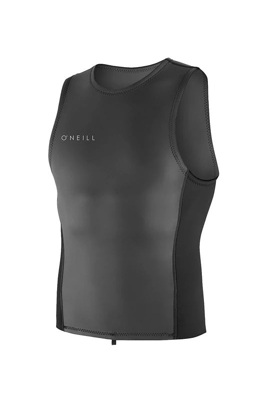 O'Neill Men's Reactor-2 2mm Pullover Wetsuit Vest, Lightweight Warmth with Good Flexibility for Surfing, Paddleboarding, Kayaking, Black, X-Large