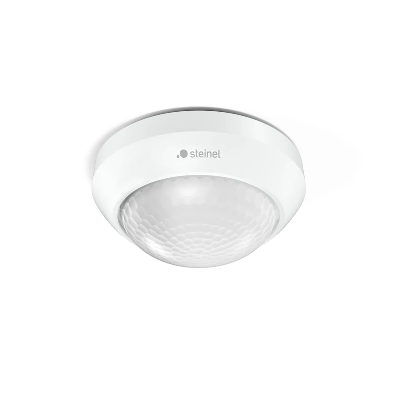 Steinel Motion Detector IS 360-3 White, 2000 W Capacity, 360° PIR Sensor, 12 m Range, LED Suitable, Ceiling Mounting