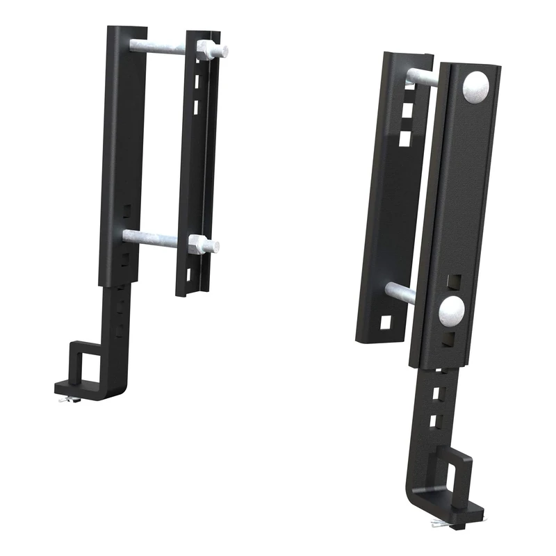 CURT 17515 Replacement TruTrack Adjustable Support Brackets for 8-Inch Trailer Frames