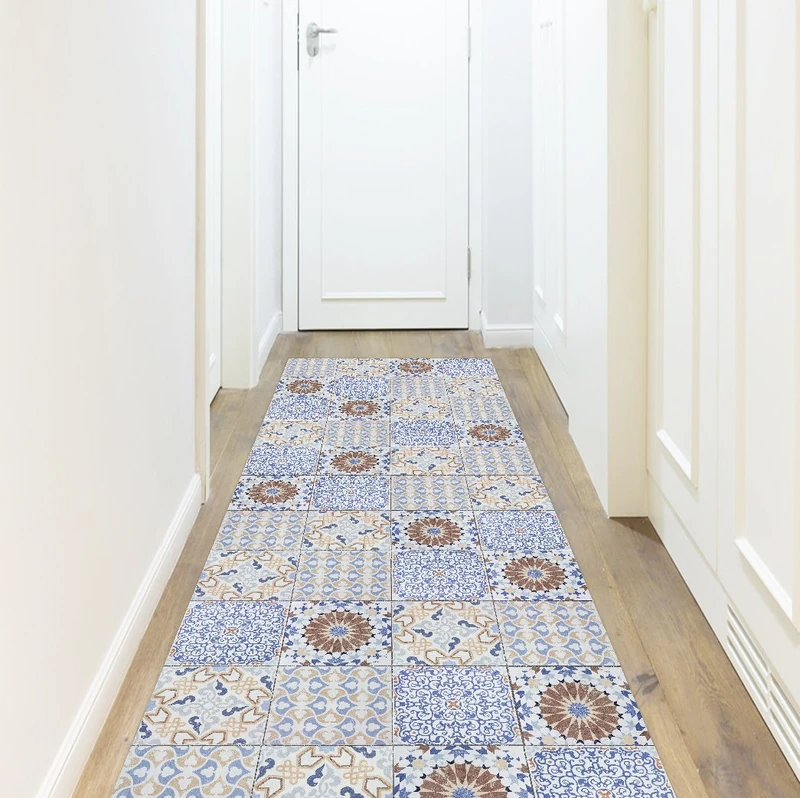 Viniliko Carpet Boho Style, Vinyl, Grey, 250 x 66 x 3 cm