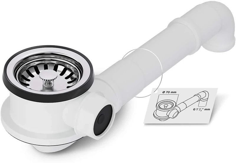 AQUADE 6047 Valve, Strainer Basket 114 mm with Overflow, 114mm