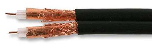 Pro Power 100SS Shotgun Coaxial Cable, Black, 100 m