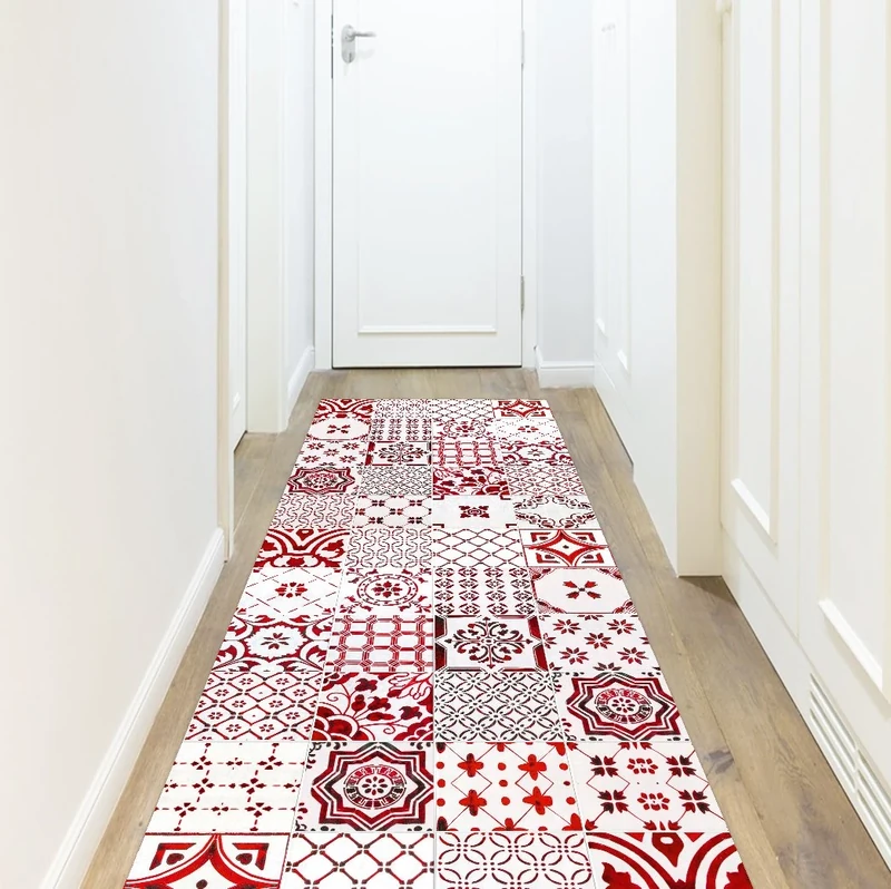 Viniliko Carpet Lisbon, Vinyl, Red, 80 x 300 x 3 cm