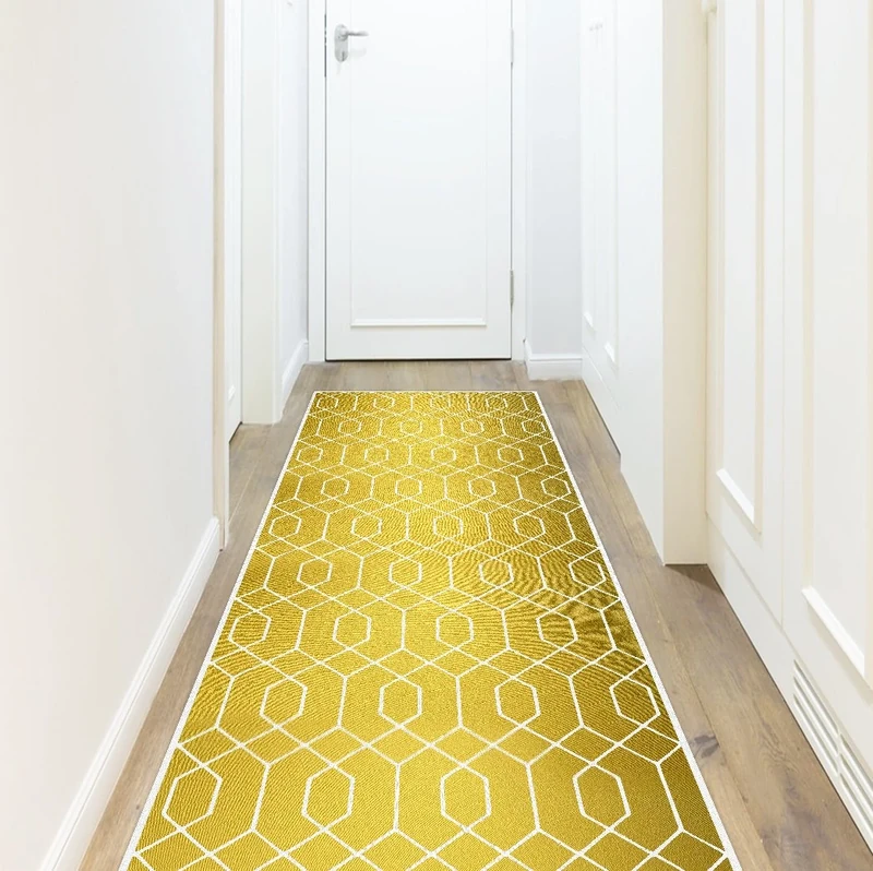 Viniliko Carpet, Vinyl, Gold, 80 x 300 x 3 cm