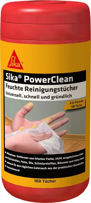 Sika Corporation 518404 Power Cleaning Cloths, White, 1 stück (1er Pack)