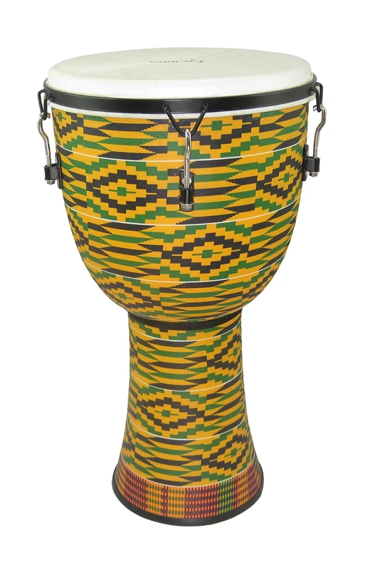 Tycoon Percussion TFJ-10K K Finish Key Tuned Fibreglass Djembe, 10-Inch