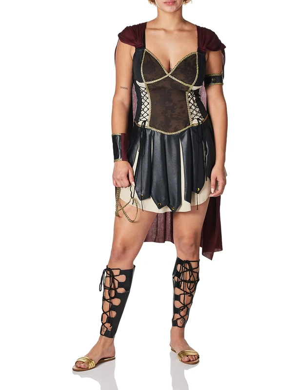 California Costumes 01433XL Glorious Gladiator Adult Woman Costume Character Sized, Multi-Colored, XL