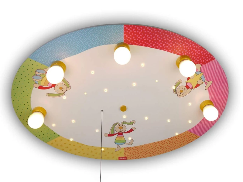 Niermann Standby, Wood, Multicoloured, 71 x 53 x 7 cm, E14 40watts 230volts