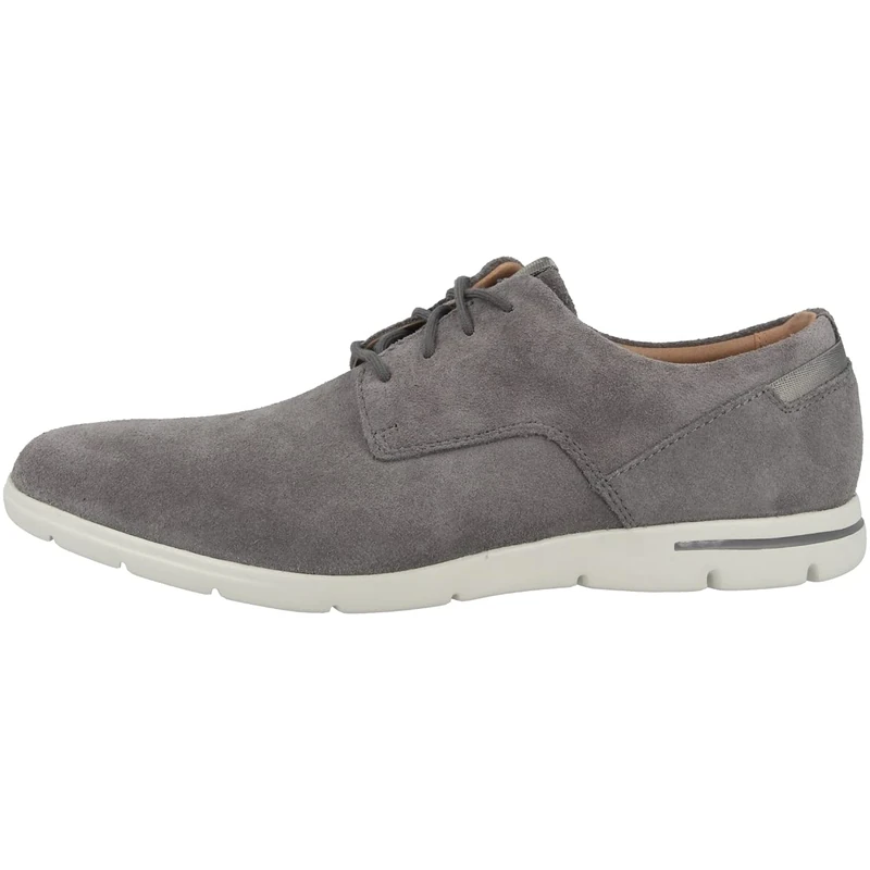 Clarks Men's Vennor Walk Derbys, Grey Grey Suede, 7 UK