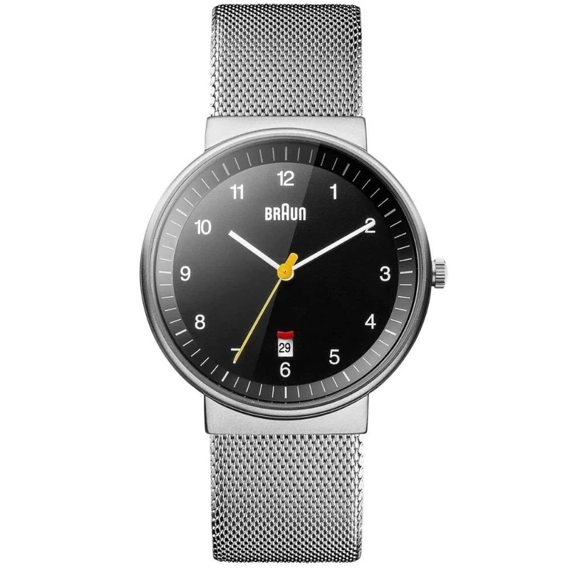 Braun Unisex-Adult Watch, Analogue Classic Display and Strap BN0032BKSLMHG