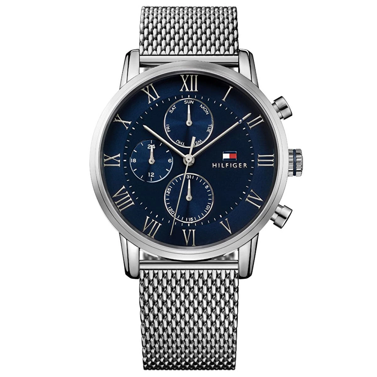 Tommy Hilfiger Analogue Multifunction Quartz Watch for Men with Stainless Steel Bracelet Stainless Steel Bracelet - 1791398