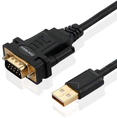 OIKWAN FTDI USB to RS232 Adapter - 6ft USB 2.0 DB9 Serial Cable