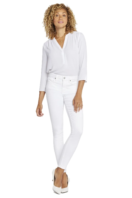 NYDJ Women's Ami Skinny Legging Denim Jeans, Optic White, 12 29.5 - Image 1