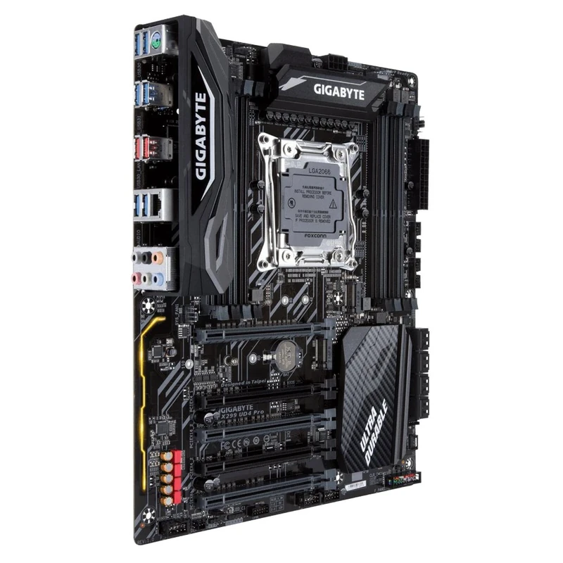 Gigabyte X299 UD4 Aorus Ultra Gaming Pro Chipset LGA 2066 DDR4 SDRAM ATX Motherboard - Black