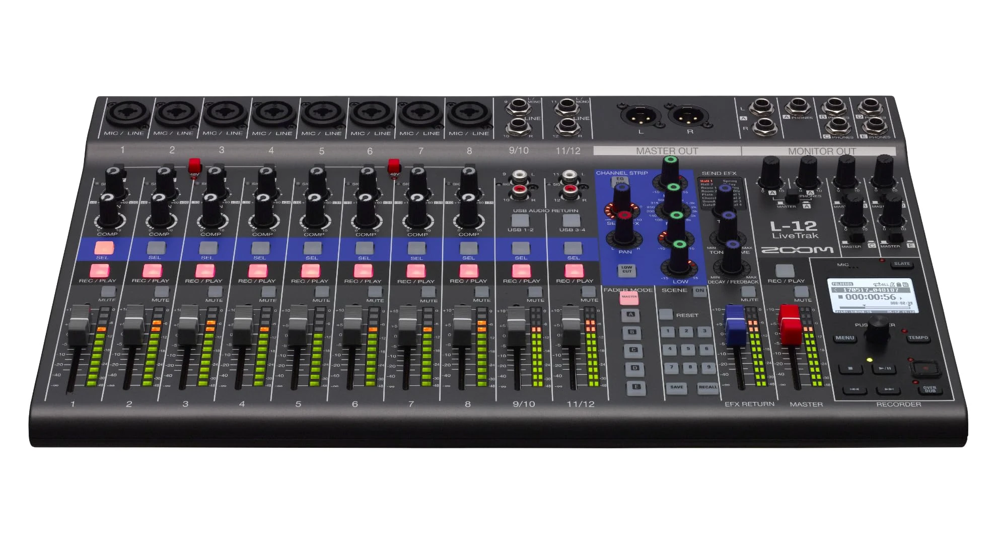 Zoom L12/UK LiveTrak - Live Sound Plus Recording