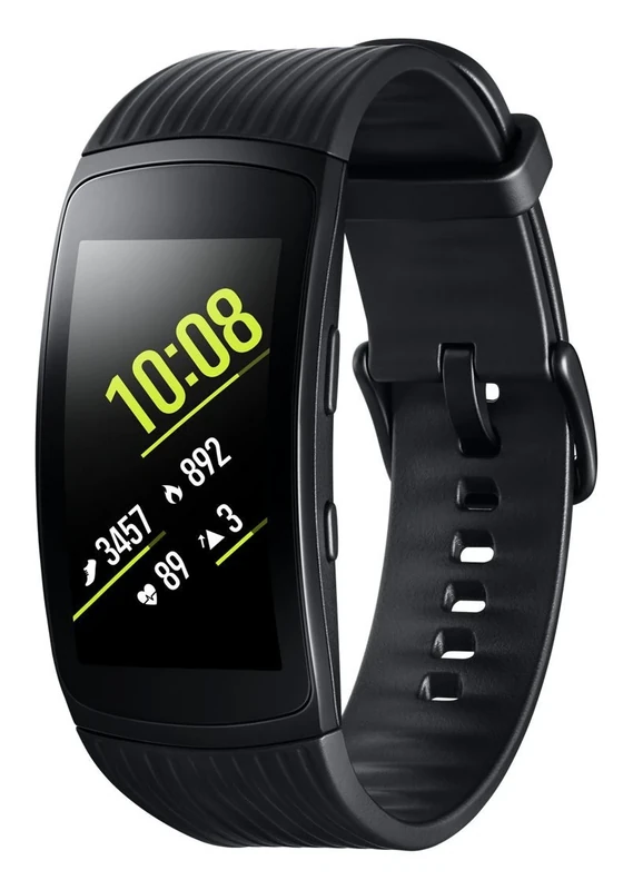 Samsung R5AK906L8EL Small Gear Fit 2 PRO Smart Watch, French Version - Black