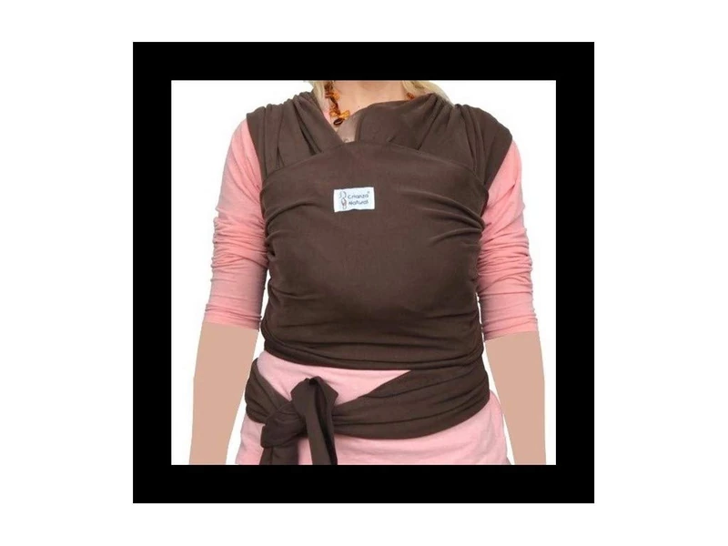 Crianza Natural - Elastic Scarf. Chocolate - Image 1