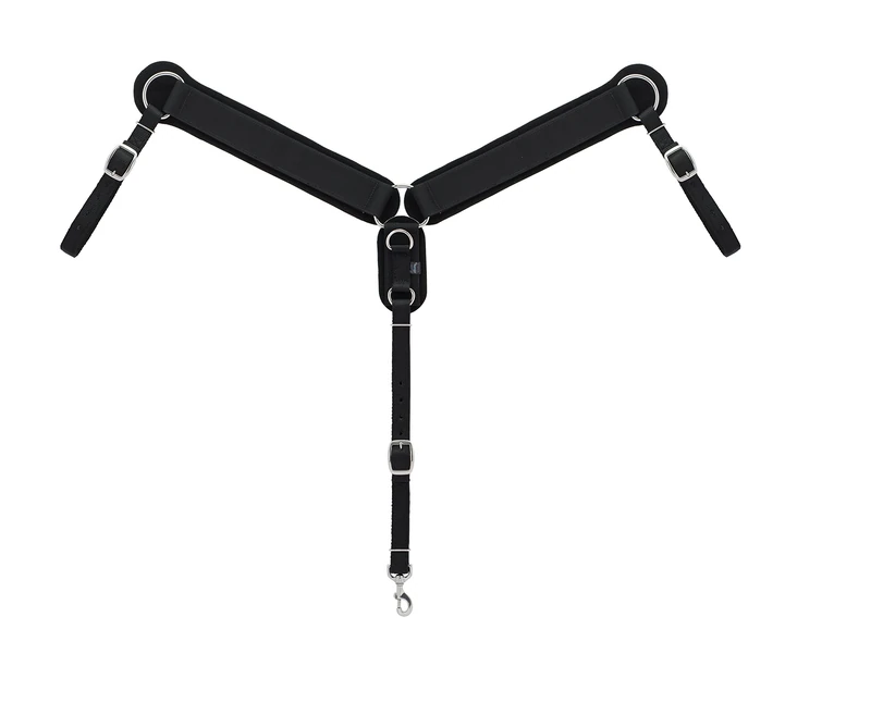 Weaver Leather Breast Collar with Airflex Technology Black/White