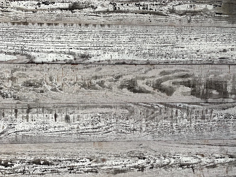 Smart Paneling 3D Barn Wood (Design 4), DIY Reclaimed Wood Wall Planks, Whitewash (10 sq. ft. / Case)