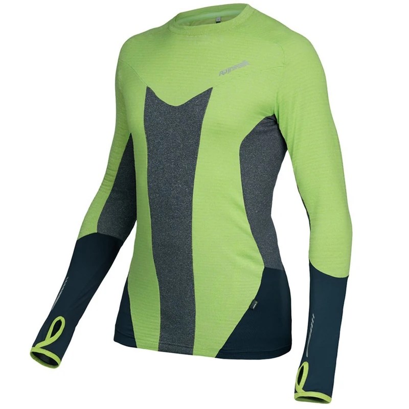 ROTTEFELLA Men's Dynamic Warm Round Neck Long Sleeve Base Layer for bicycle, sport and fitness indoors and outdoors - Image 1