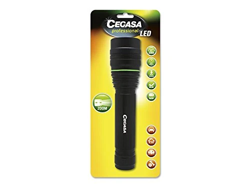 Blister Pack with flashlights, Black, 24 x 5.5 x 4 cm