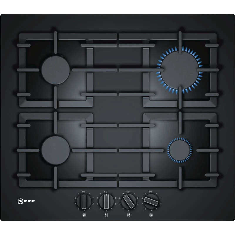 Neff T26CS49S0 N 70, Built-in Gas hob 60 cm Tempered glass