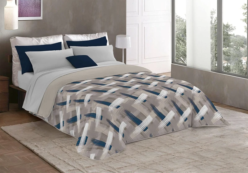 Italian Bed Linen MB Home Italy “Fantasy” Winter Quilt, Pennellate, 170x260 cm