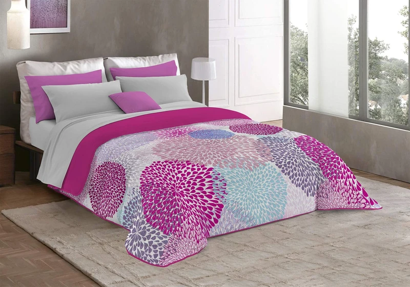 Italian Bed Linen MB Home Italy “Fantasy” Winter Quilt, Soffioni, 260x260 cm