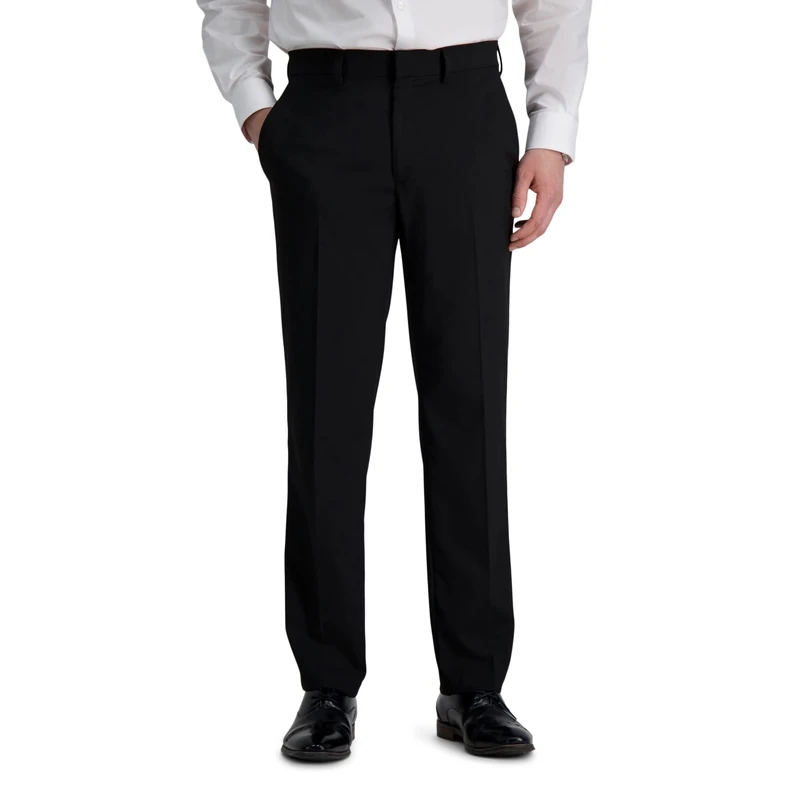 Haggar Men's JMH Premium Stretch Tailored Fit Suit Separate Pants and Jackets, Black, 42W / 30L