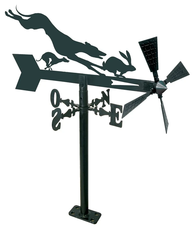 Arthifor Garden Vane with Galos Silhouette, Matte Black