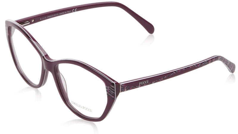 Emilio Pucci Unisex Adults’ EP5050 Optical Frames, Purple (Viola Luc), 55