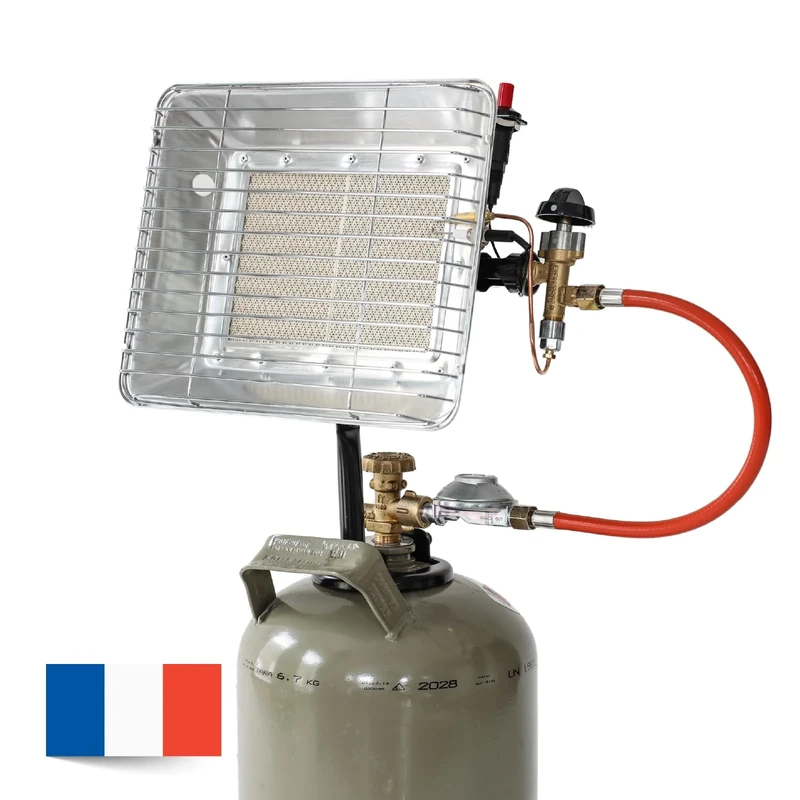 Rothenberger Industrial 035985F Infrared Heater for Piezo Building Sites 4200 W, Grey