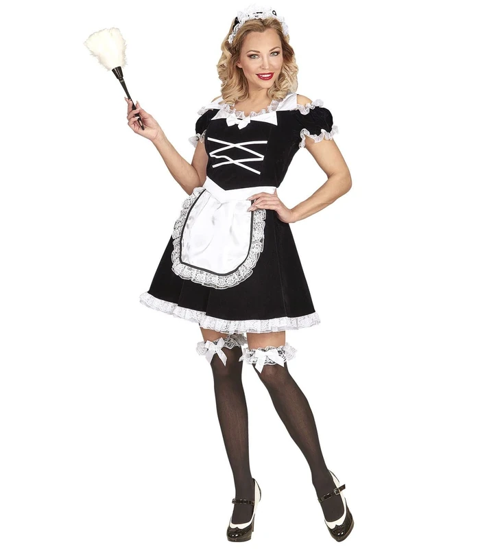 Widmann DELUXE FRENCH MAID EXTRA LARGE FOR FANCY DRESS COSTUME