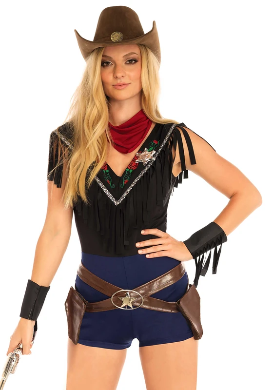 Leg Avenue Wild West Sheriff Women's Costumes, Small - Image 1