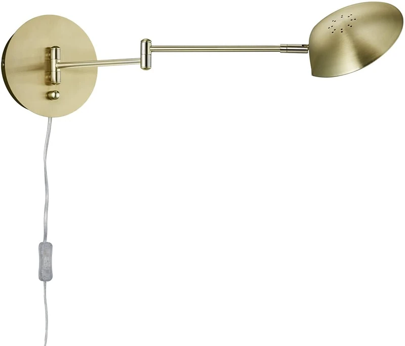 Trio Leuchten Calcio 272470108 LED Wall Light Matt Metal Brass 6 Watt LED - Image 1